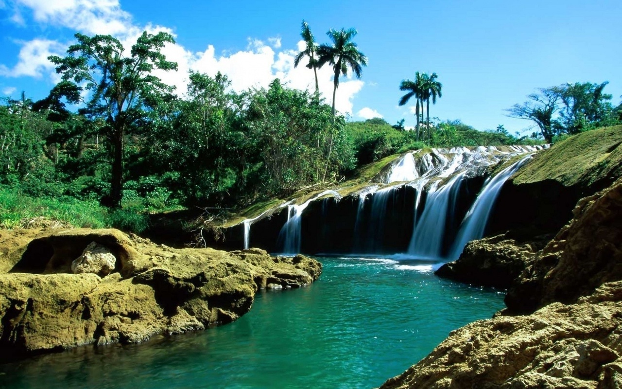 nature, landscape, river