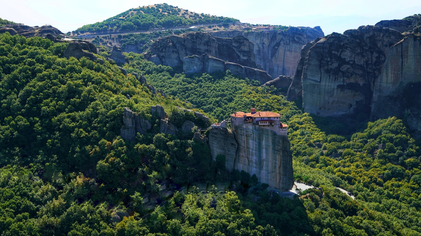 , , meteora monasteries, monastery of st, barlaam, , 