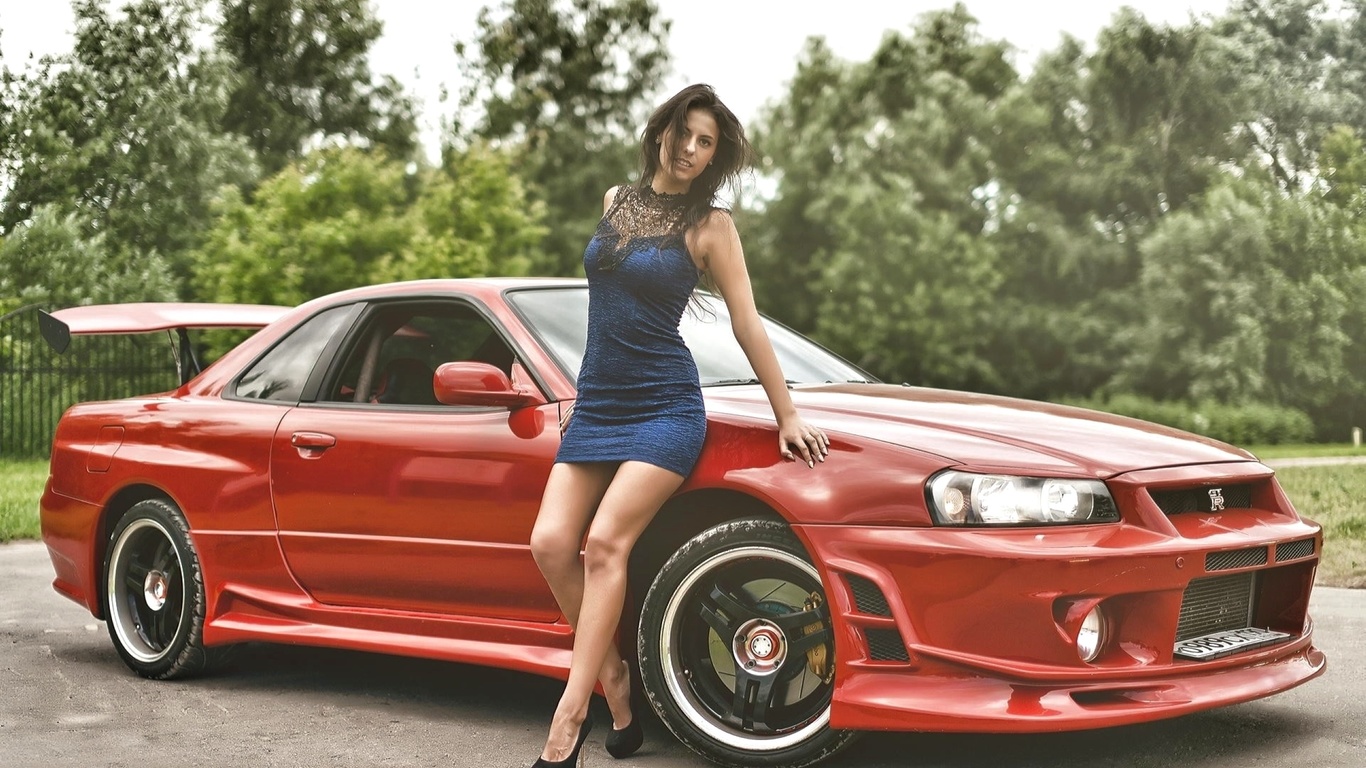 women, nissan skyline gt r r34 nismo, skyline, r34