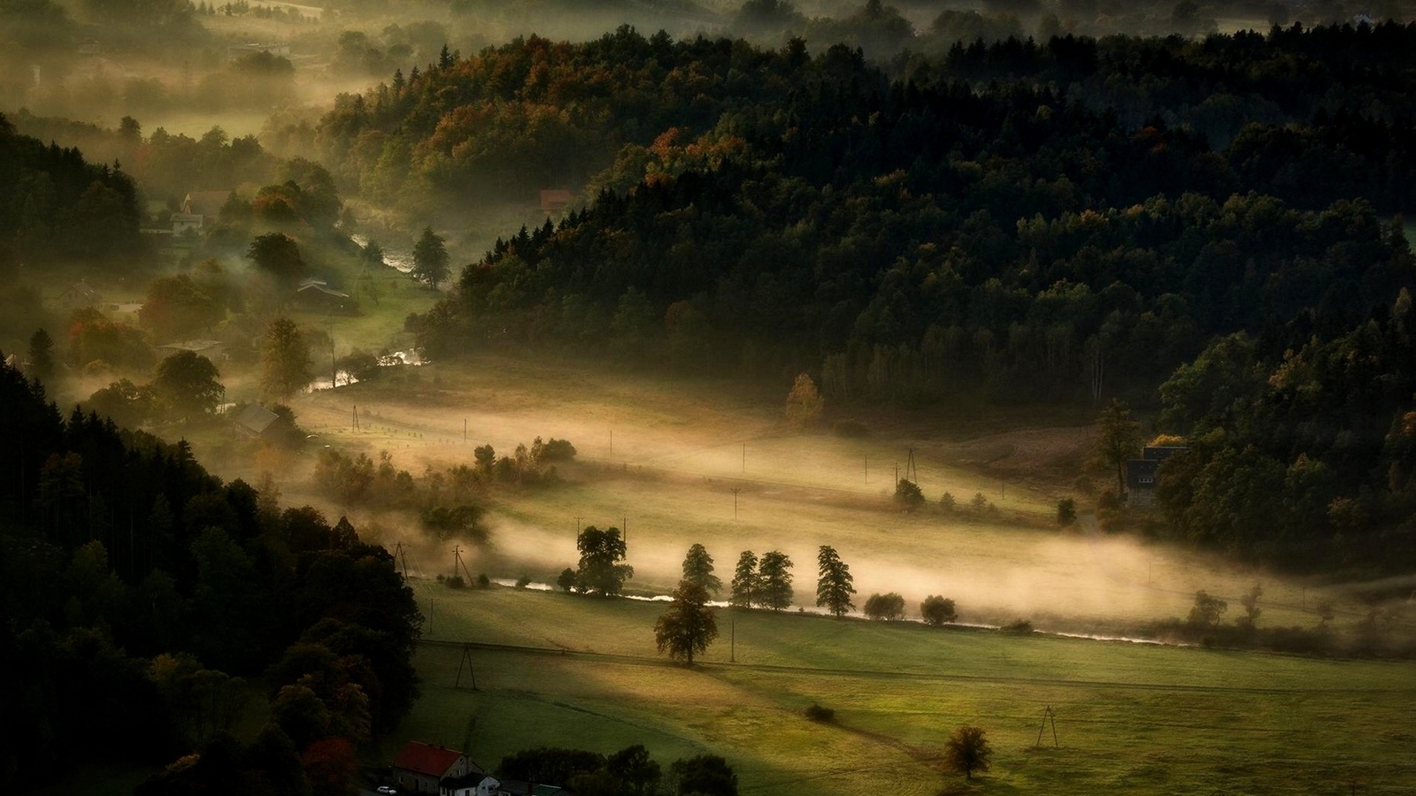 landscape  nature wallpapers  landscape, nature, mist, valley, mor