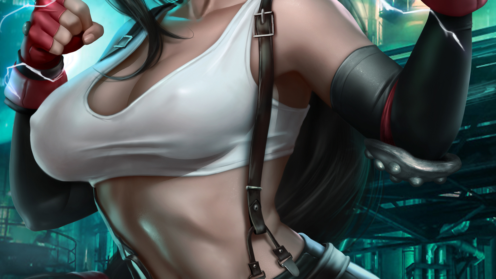 tifa lockhart, final fantasy, video games, anime girls