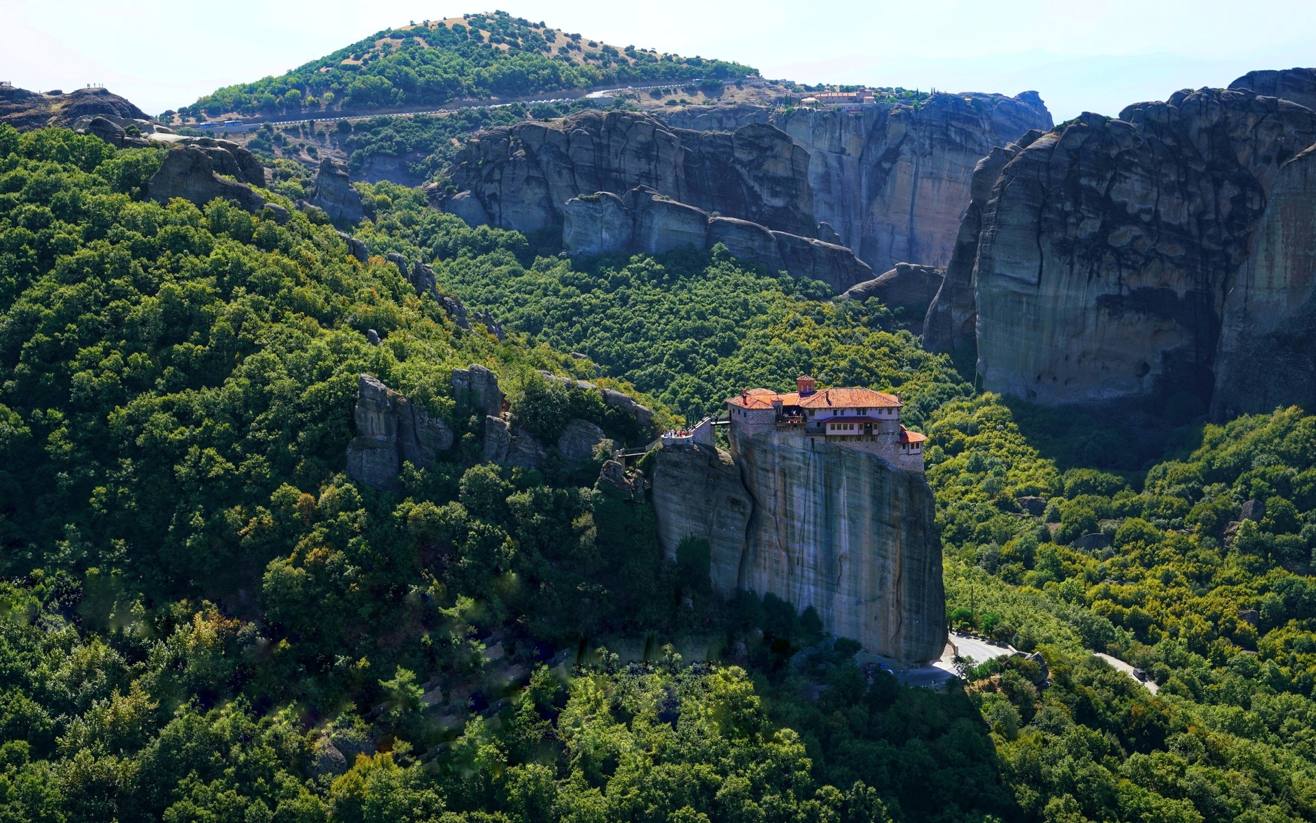 , , meteora monasteries, monastery of st, barlaam, , 