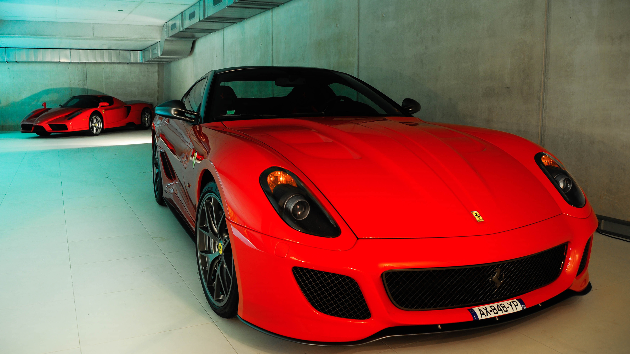 car, red, vehicle, house, tone, grey, nikon, sports car, ferrari, swimming, silver, rims, lightroom, performance car, hypercar, brakes, gto, enzo, two, wheel, twotone, 3, pool, supercar, collection, d40, 1855, v12, 599, combo, private, land vehicle, autom