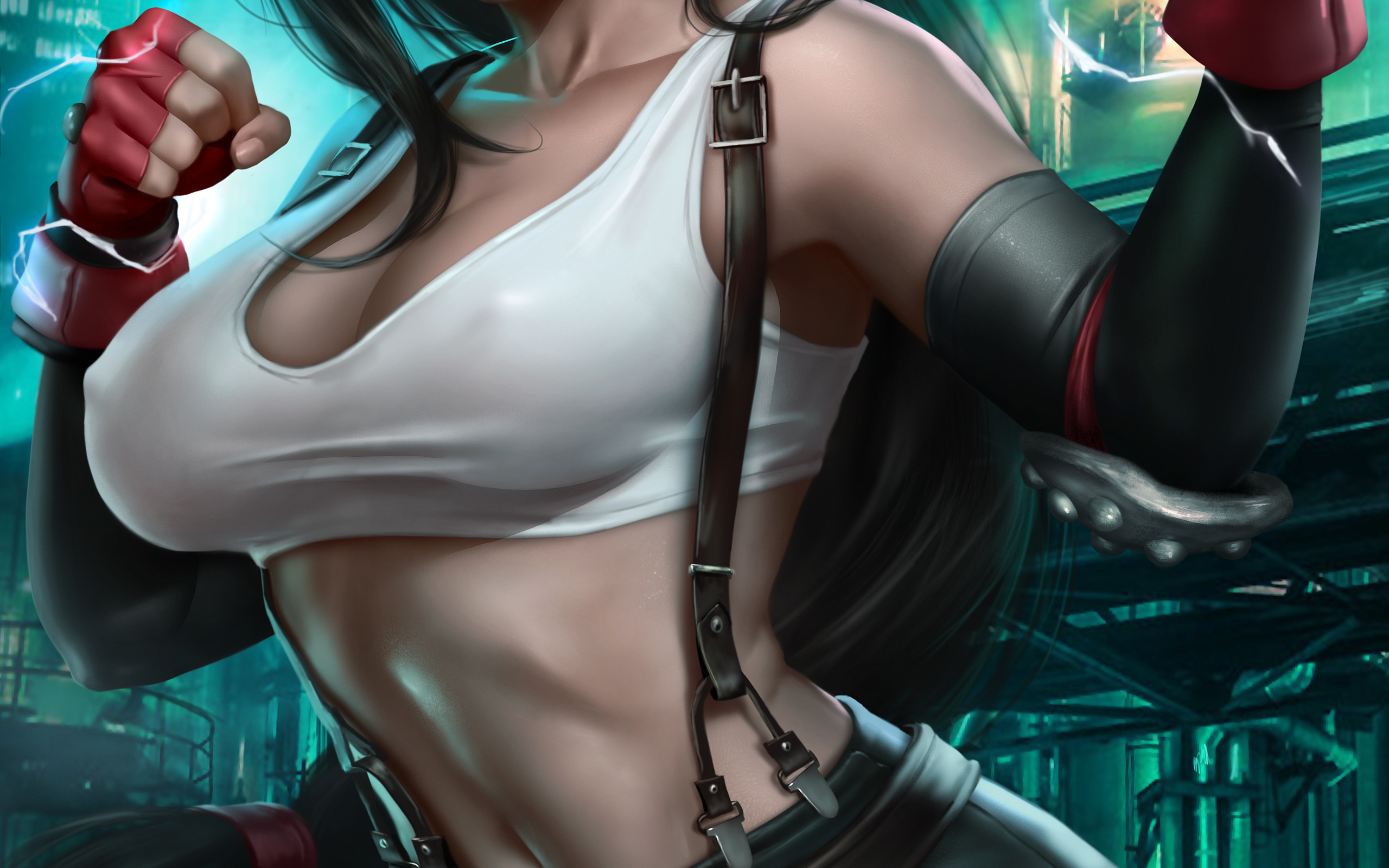 tifa lockhart, final fantasy, video games, anime girls