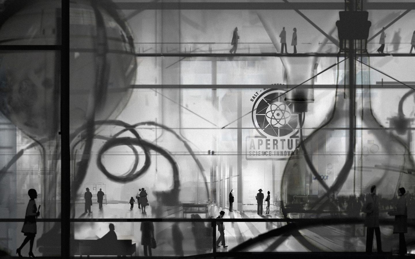 portal, portal 2, games, concept, art, 