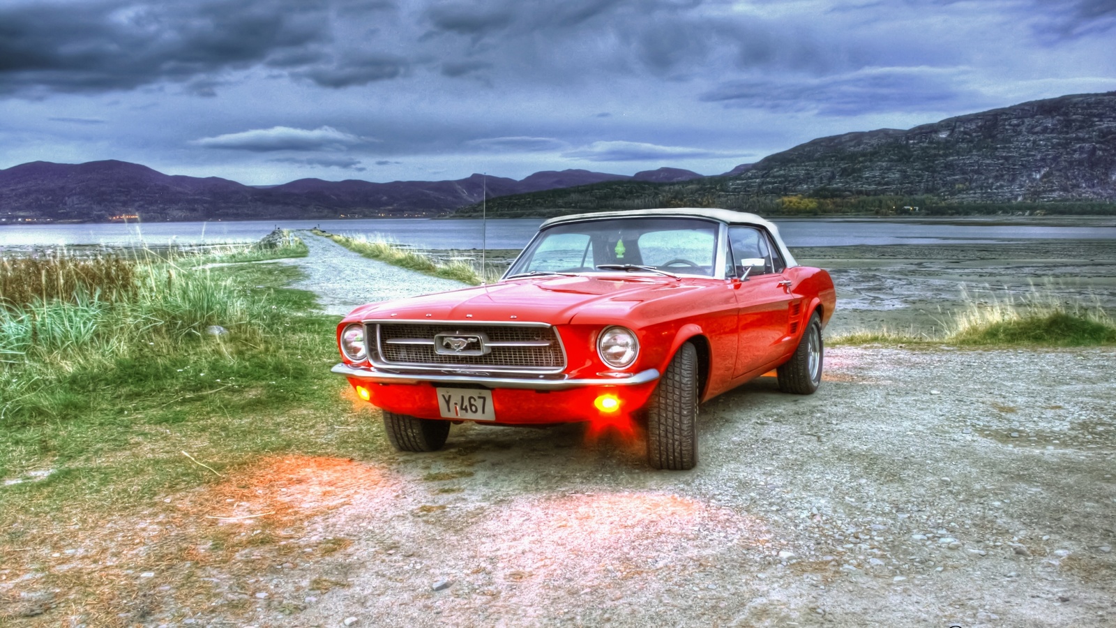 , mustang, hdr