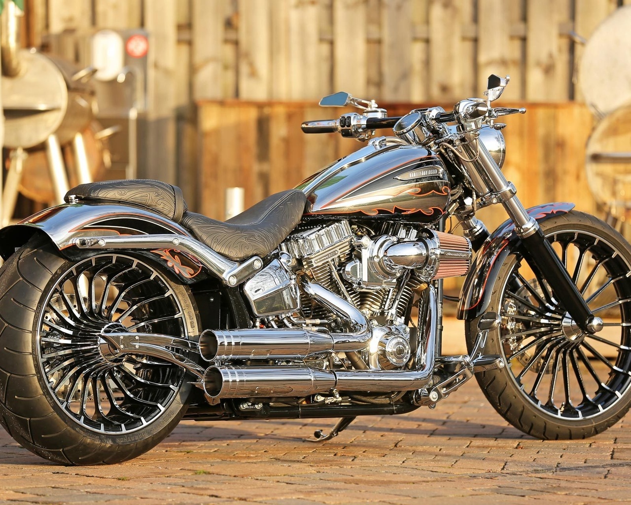 harley-davidson, custom, motorbike, breakout, h-d, cvo, thunderbike, fxsbse