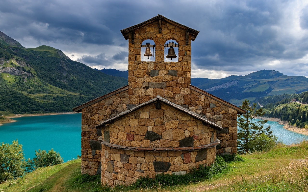 , , , savoie, chapelle de roselend, beaufort, 