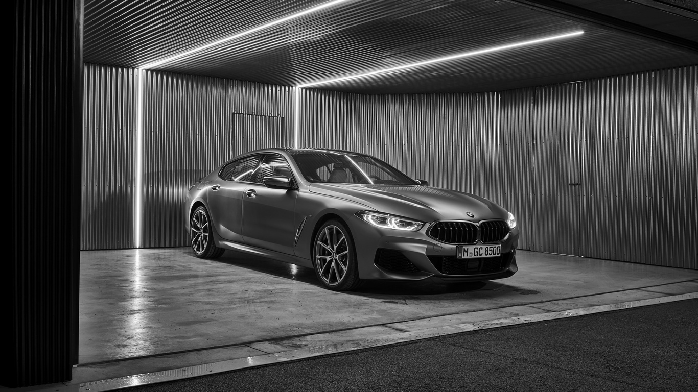 bmw, 8, gran coupe, 2019, g16, 8-series, gray