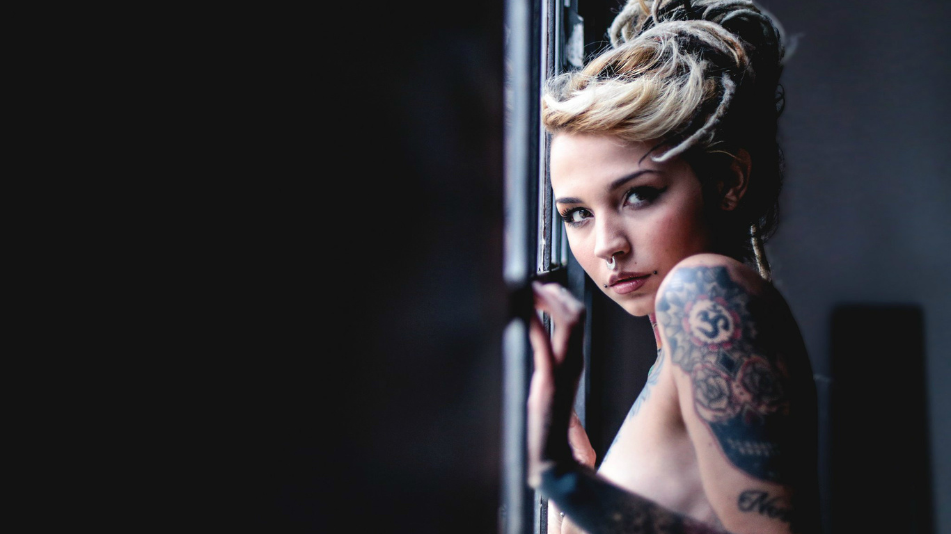 felisja piana, fishball suicide, model, tattoo, piercing, dreadlocks, , , , , 