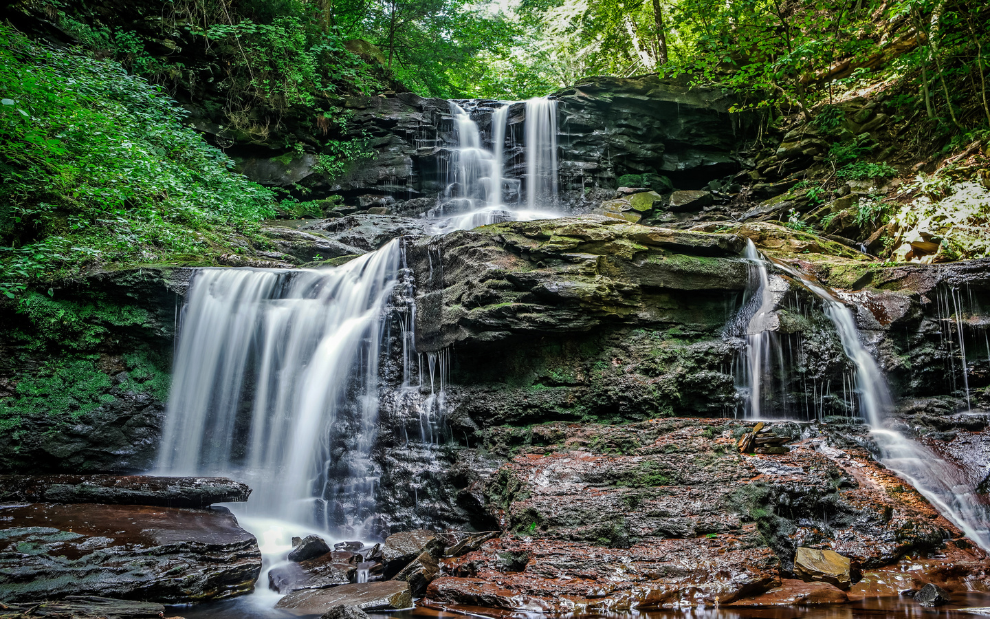 , , waterfalls at ricketts glen, , , 