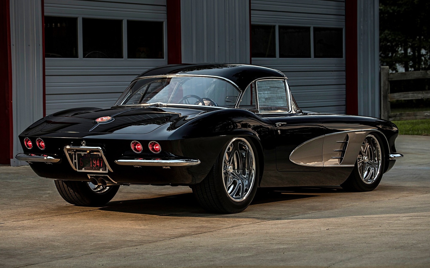 1961, chevrolet, corvette, hot rod, hotrod, custom