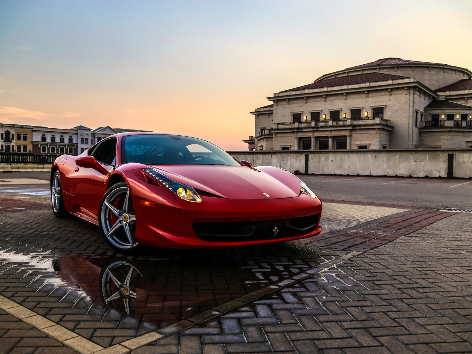 red, ferrari, 430