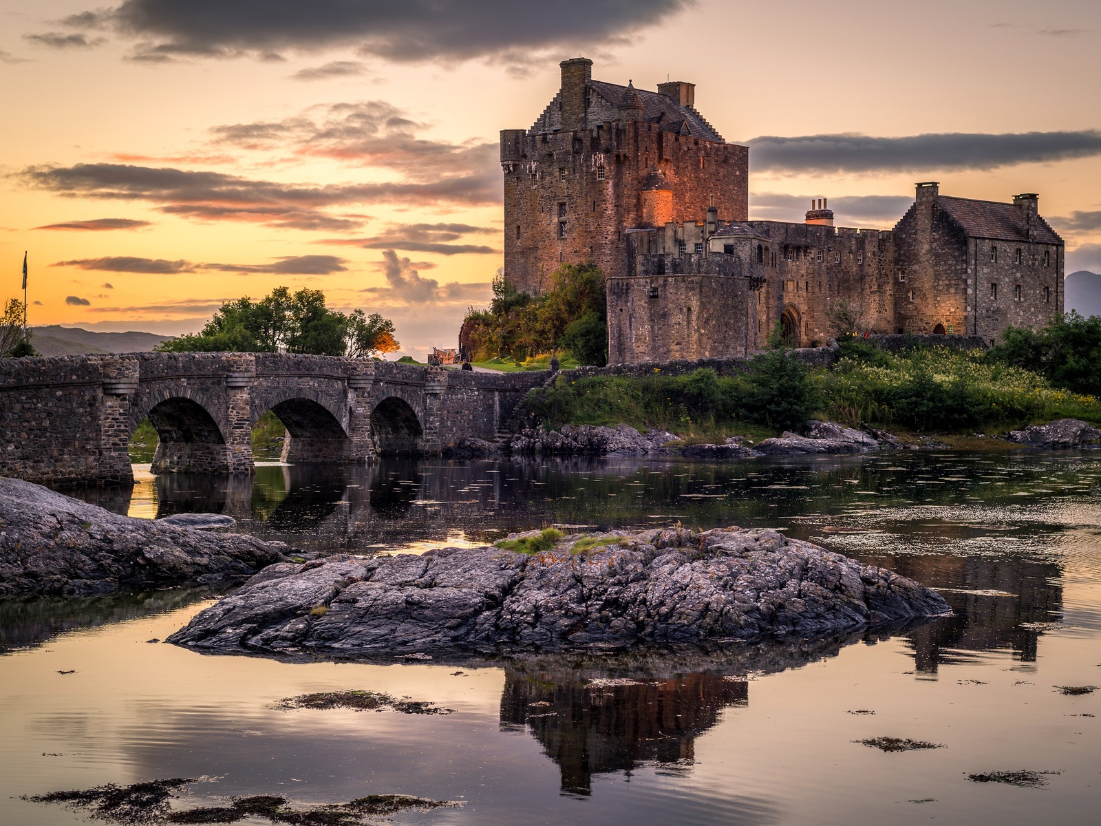 , , , eilean donan castle, island of donan, lough duich,  