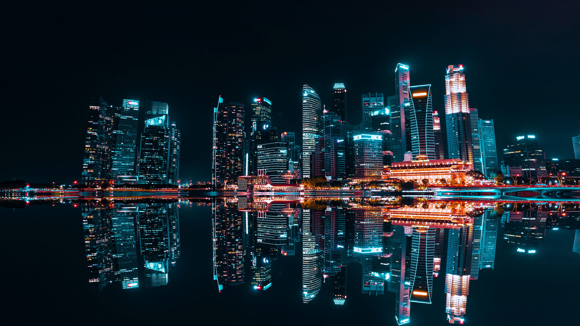 shanghai, night city, huangpu river, nightscapes, skyscrapers, china, asia