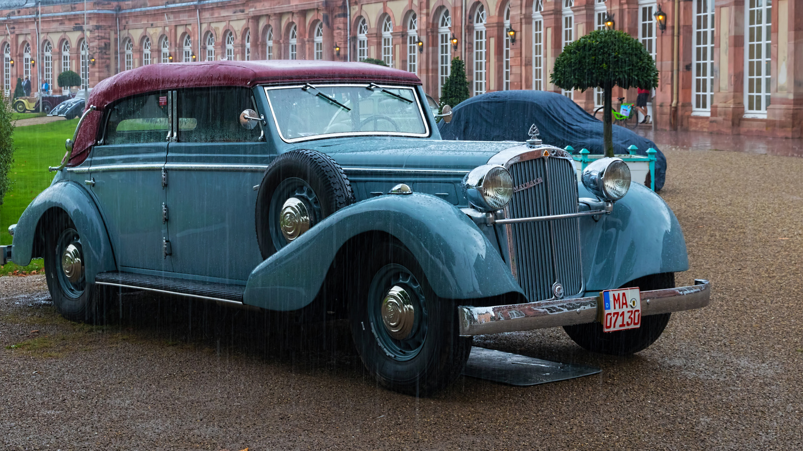 maybach, retro, 1939, sw, 42, hellblau