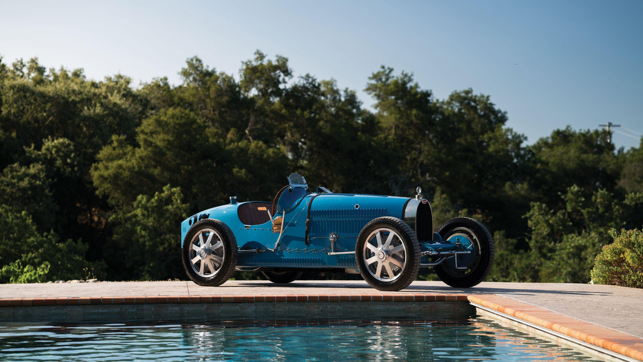 bugatti, type 35c, 1927, retro, sports car, convertible, blue