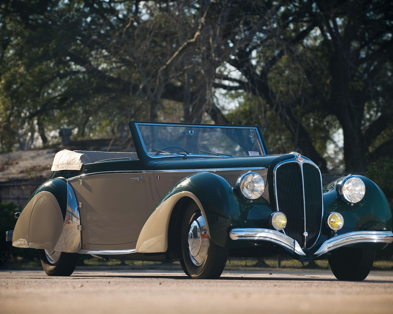 delahaye, 135, 1948, retro, cars, delahaye, 135 m, cabriolet