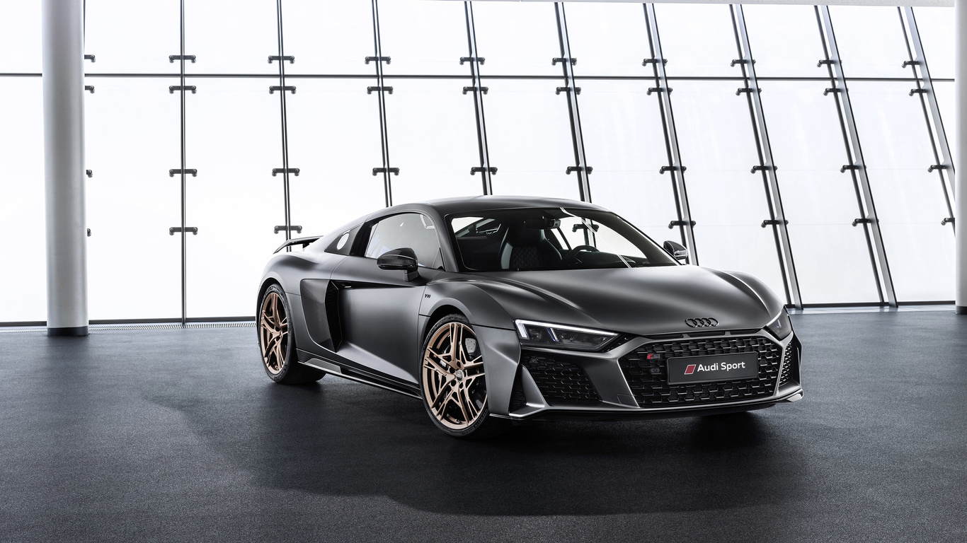 Картинки автомобиль, немецкая машина, ауди, auto, deutsch car, audi r8 -  обои 1366x768, картинка №367504