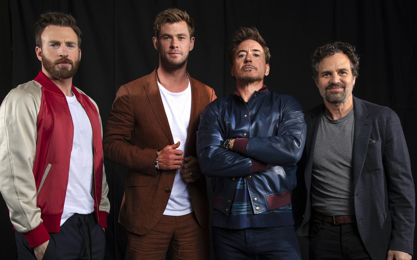 male celebrities, chris evans, chris hemsworth, rober dawney jr, mark ruffalo