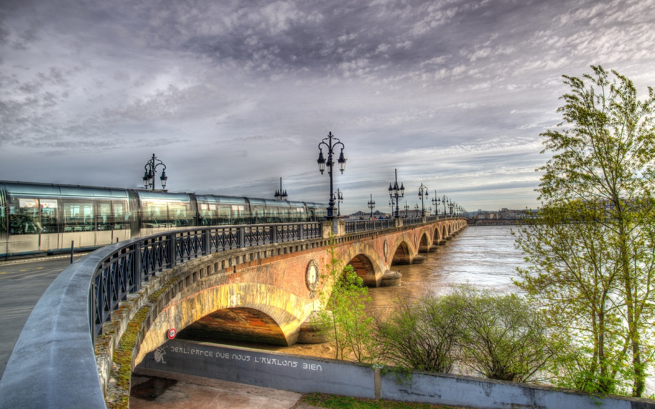 , , , , bordeaux, garonne river,  , , hdr, 