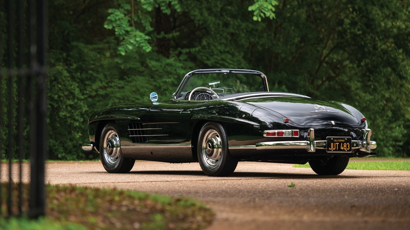 1963, mercedes-benz, 300 sl, roadster