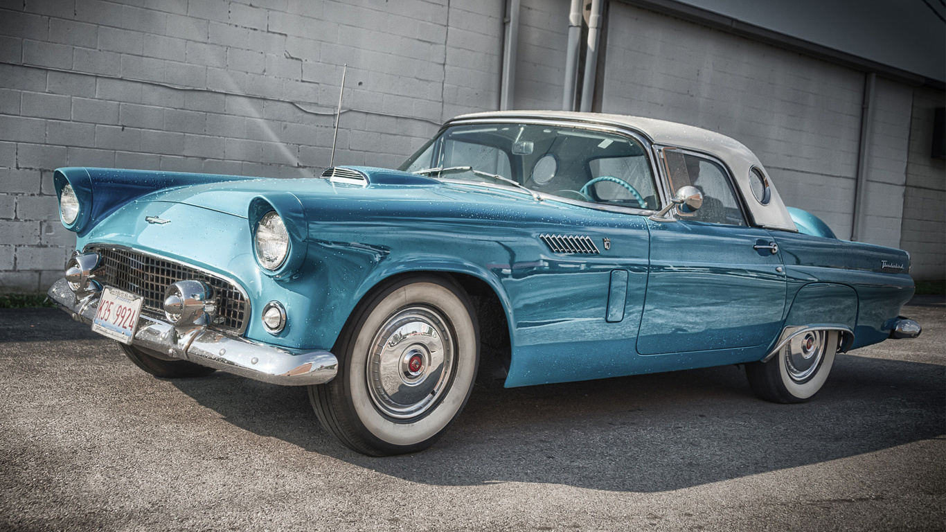 ford, thunderbird, 1956