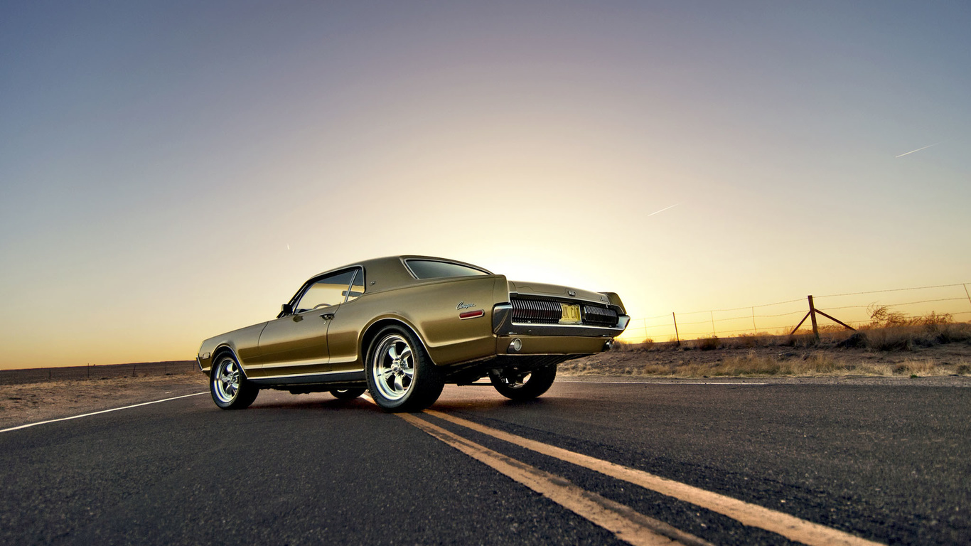 mercury, cougar, 1968