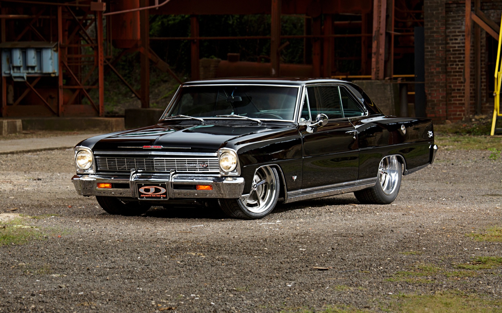 1966, chevrolet, nova, cars, black