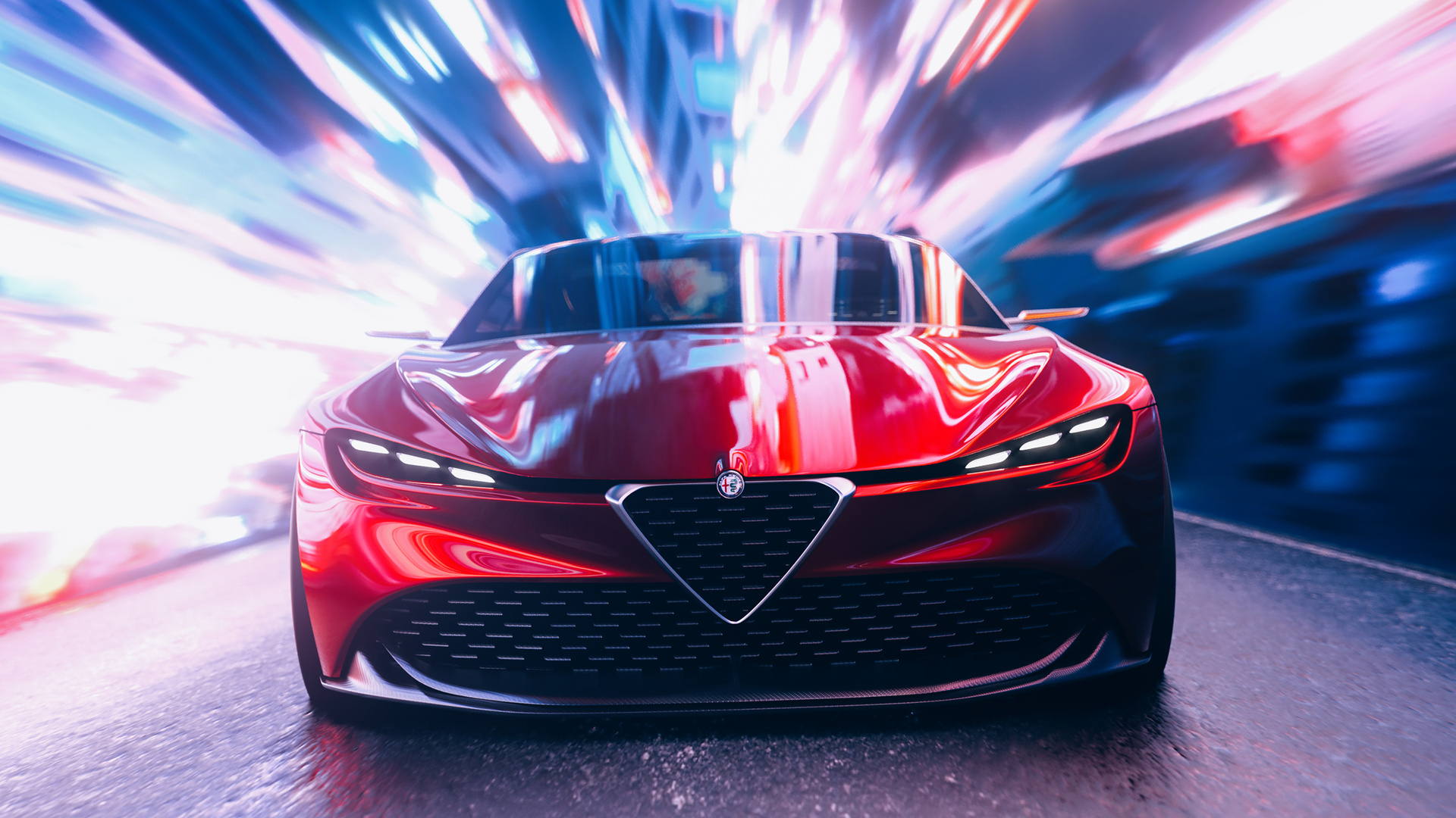 alfa romeo, zagato, cgi