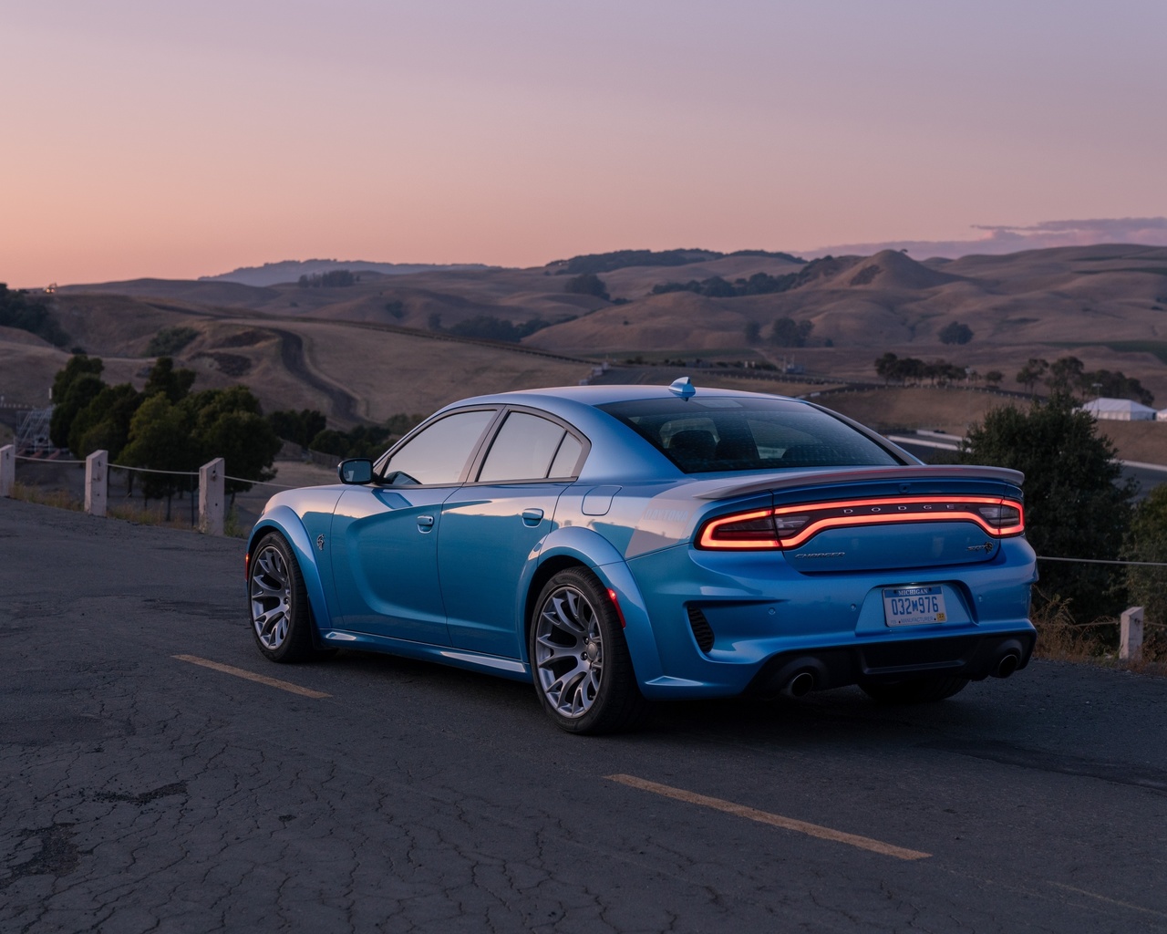 dodge, charger, srt, hellcat, side view, 2020, cars, daytona