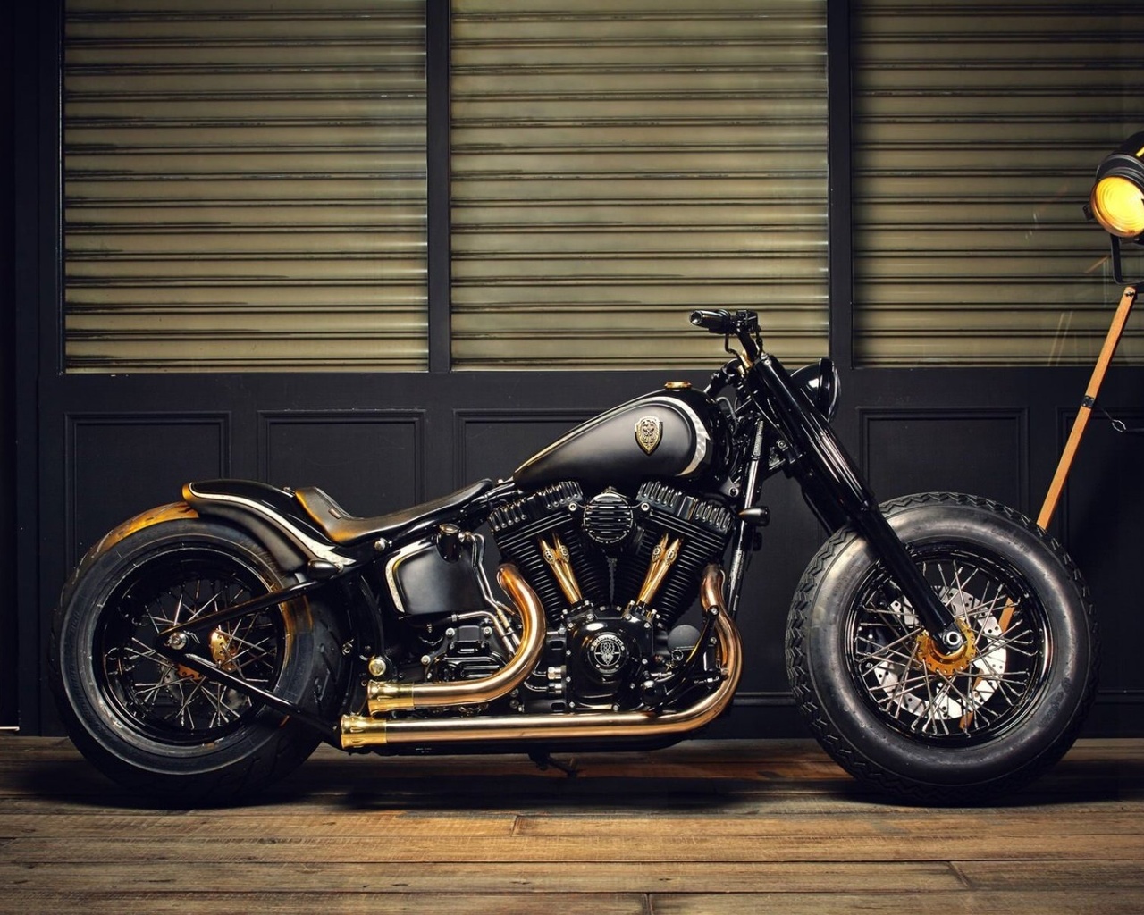 motorcycle, bobber, custom