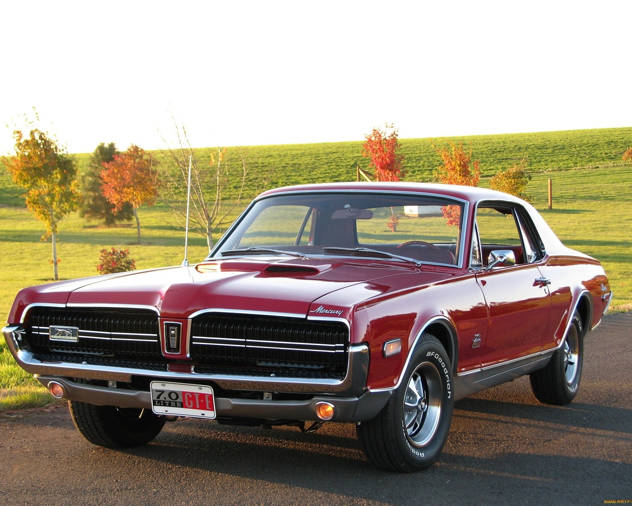 mercury, cougar, 1968