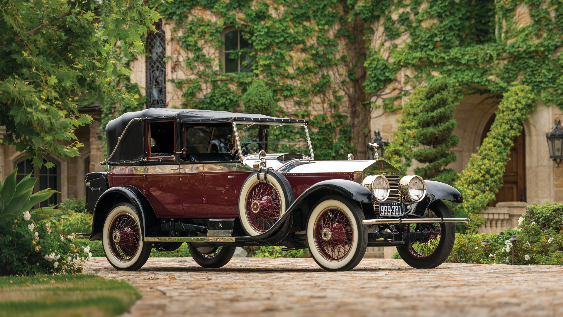 rolls-royce, silver, ghost salamanca, by new haven, 1923