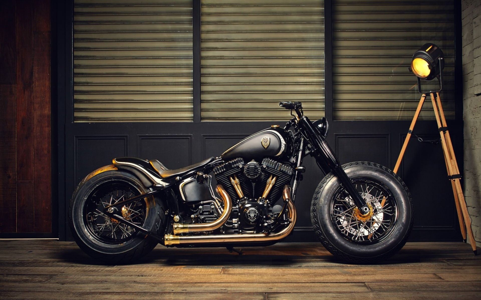 motorcycle, bobber, custom