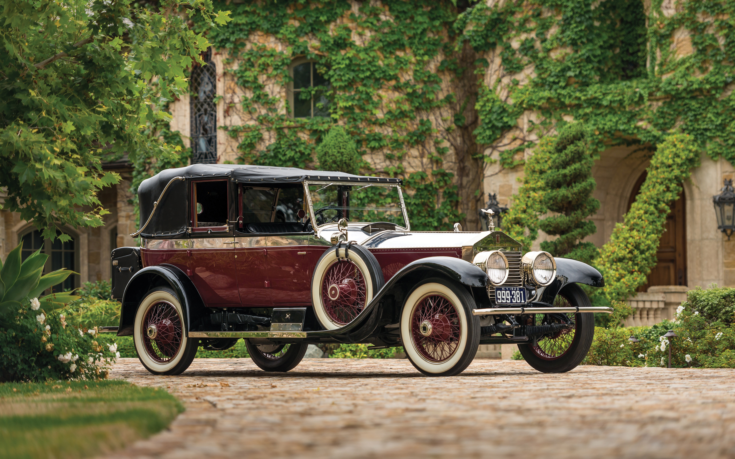 rolls-royce, silver, ghost salamanca, by new haven, 1923