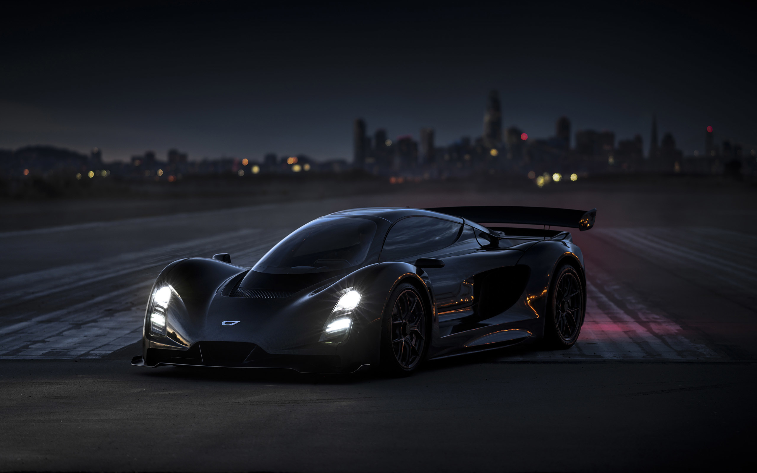 2021, czinger, 21c, front view, exterior, black, hypercar