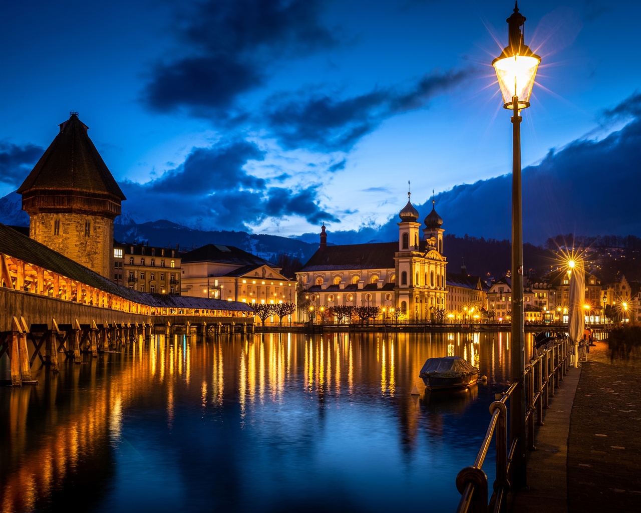 , , , , , lucerne, wasserturm, reuss river, ,  , , 