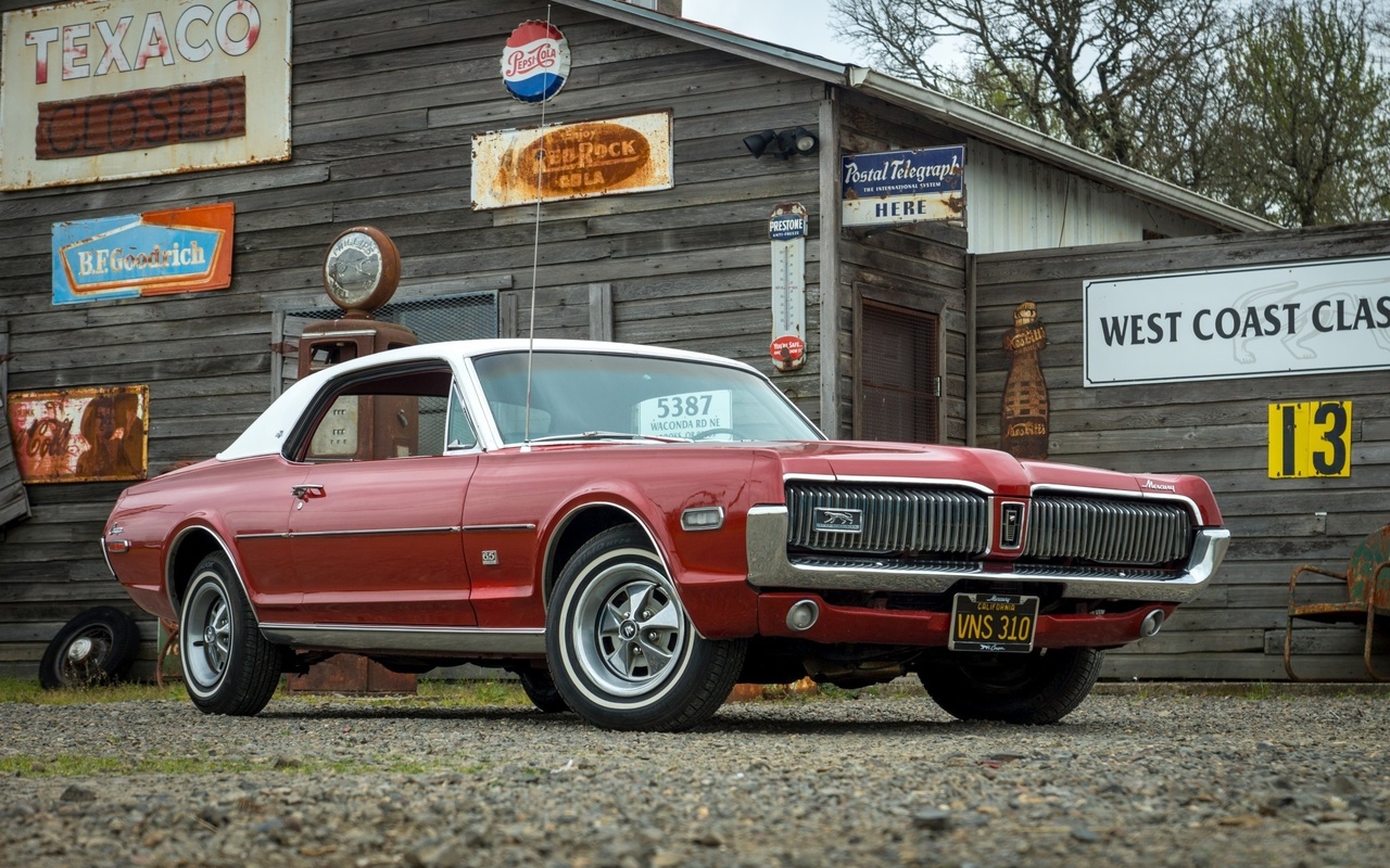 mercury, cougar, 1968