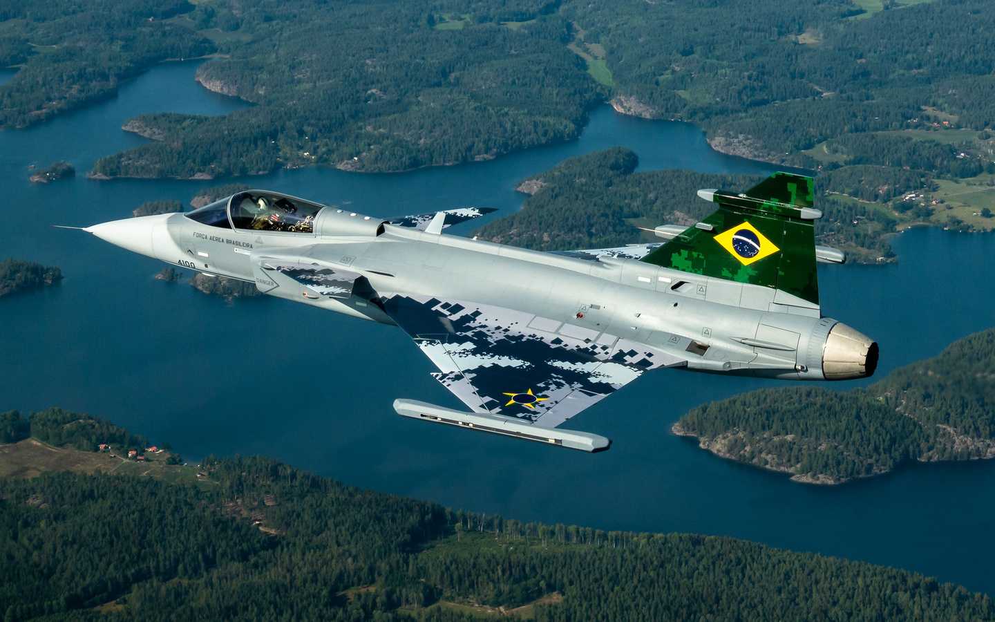 saab jas 39 gripen, f-39e, brazilian air force, fab, brazilian fighter, combat aircraft, brazilian armed forces, brazil