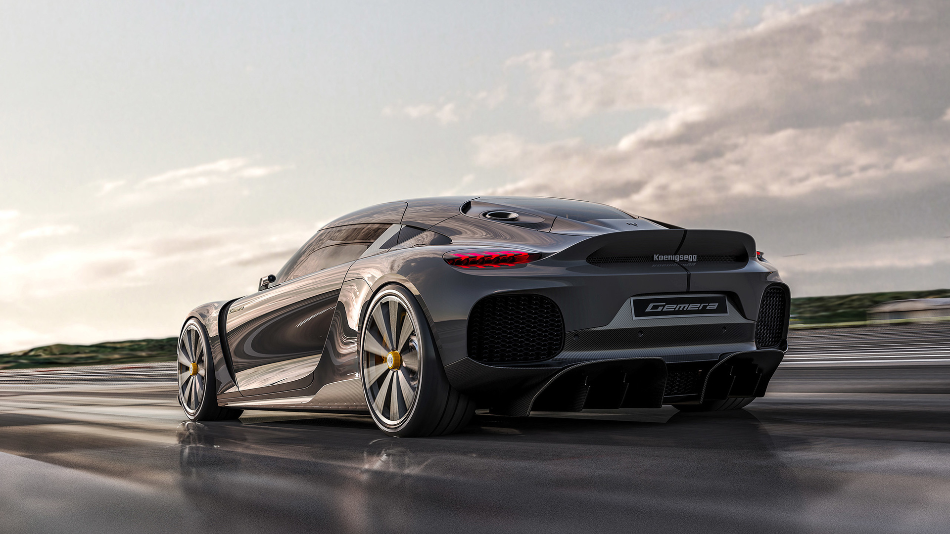 koenigsegg, gemera, 2021, front view, luxury, supercar