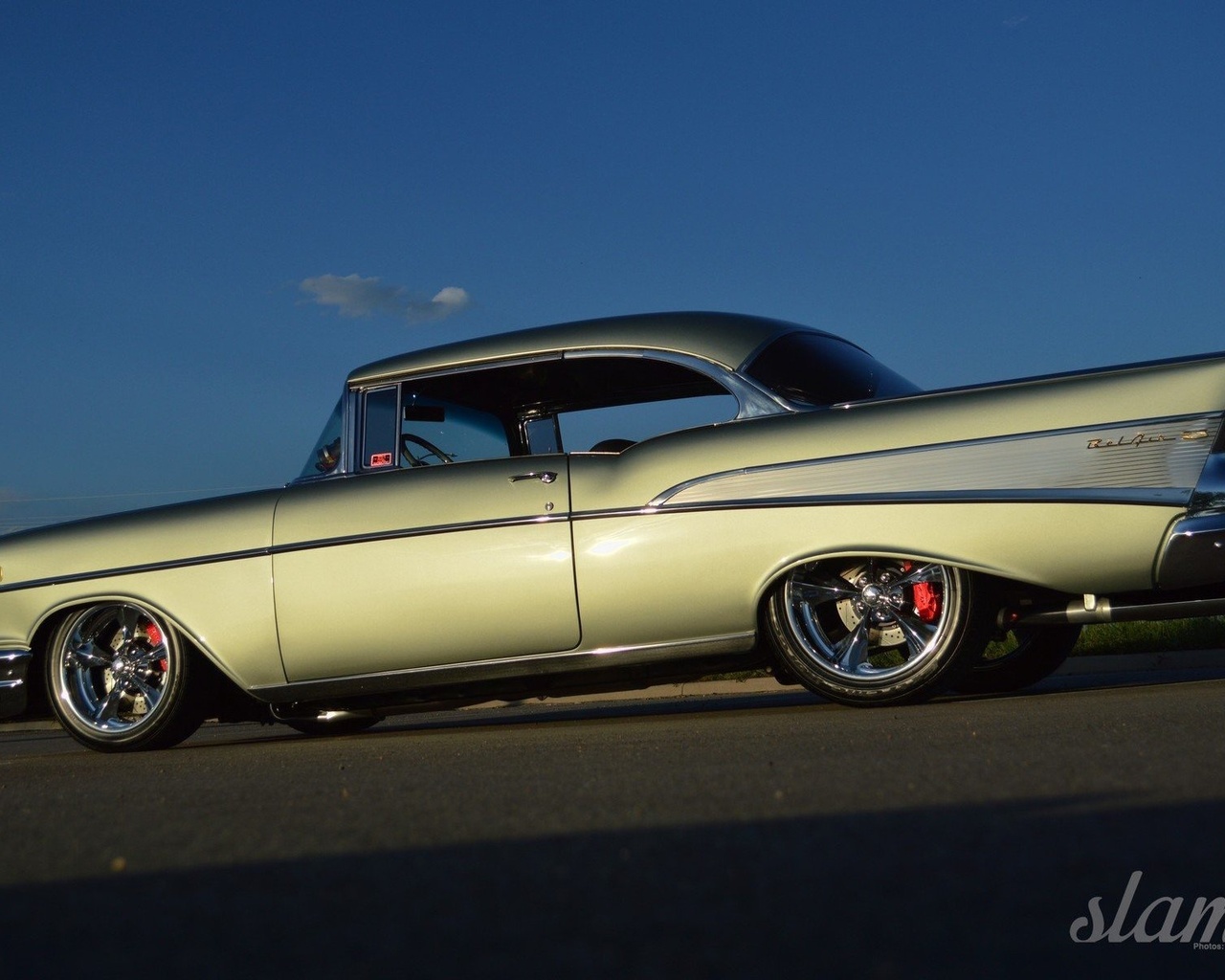 chevrolet, bel air, 1957