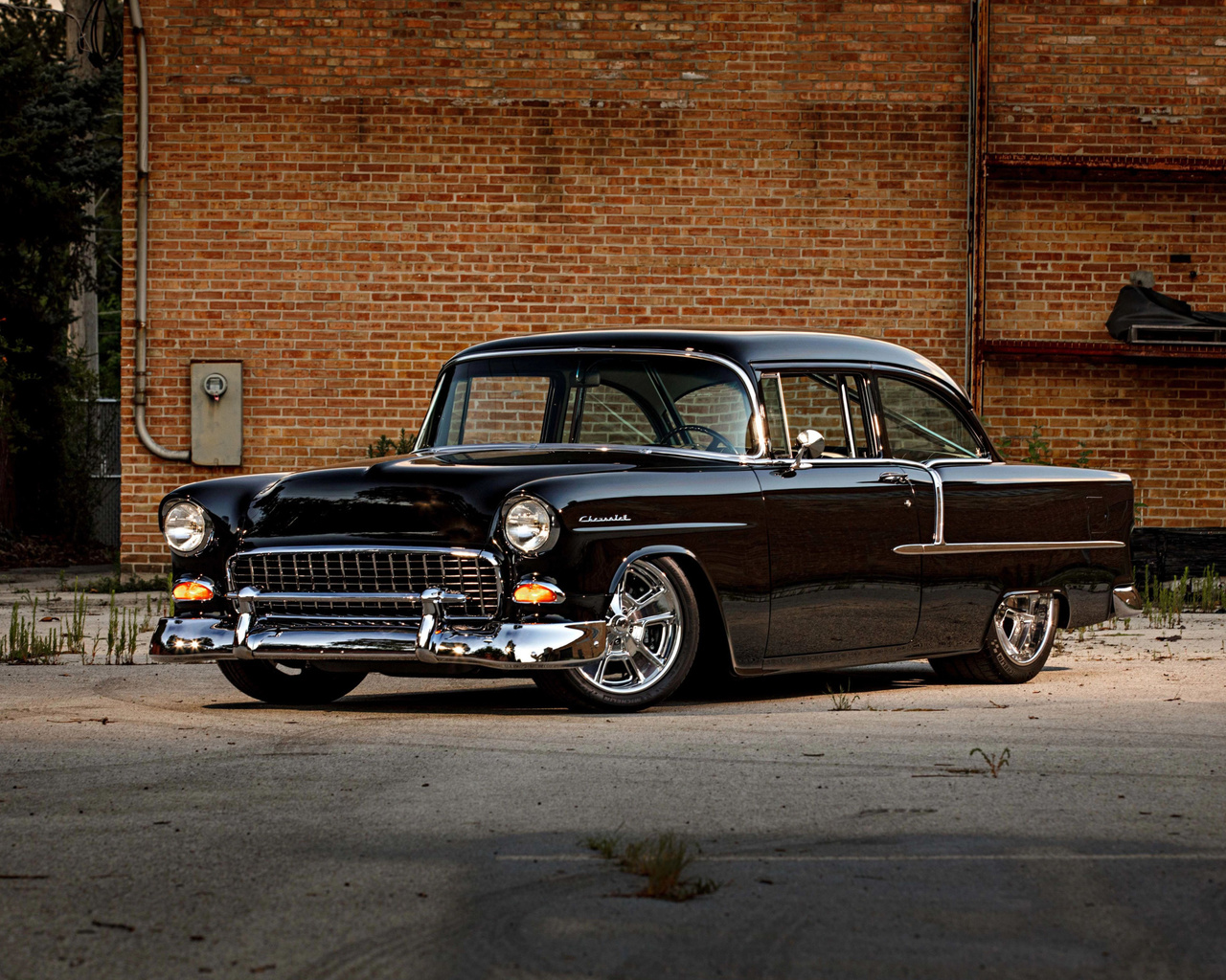 chevrolet, 210, 1957, black coupe