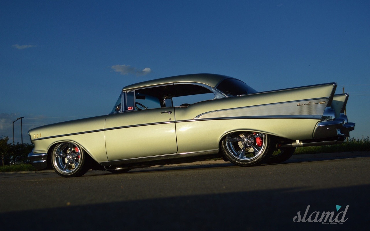 chevrolet, bel air, 1957