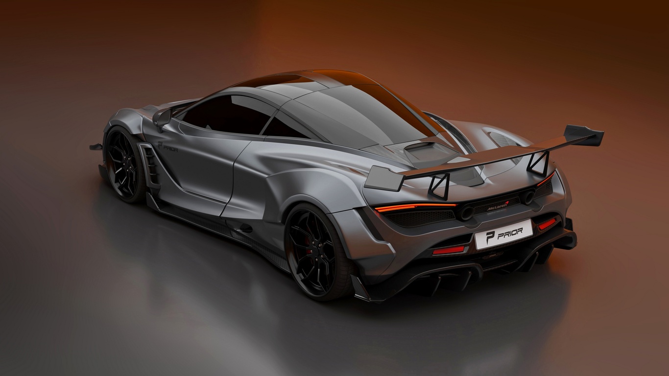 mclaren, 2020, 720s, widebody kit, prior design, 