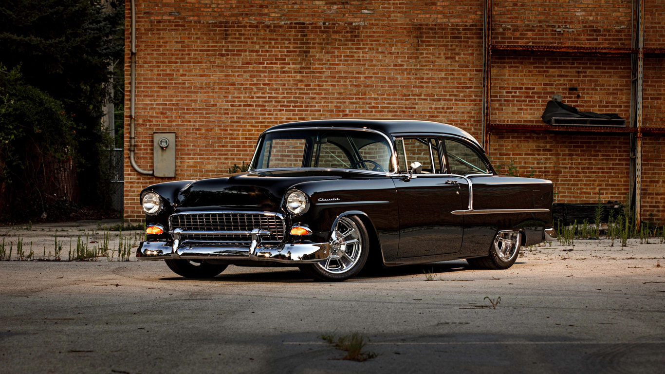 chevrolet, 210, 1957, black coupe