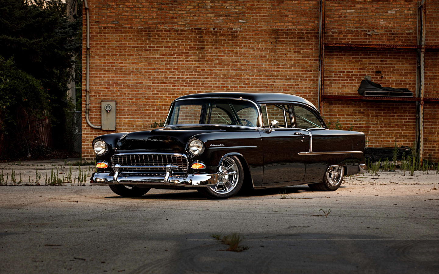 chevrolet, 210, 1957, black coupe