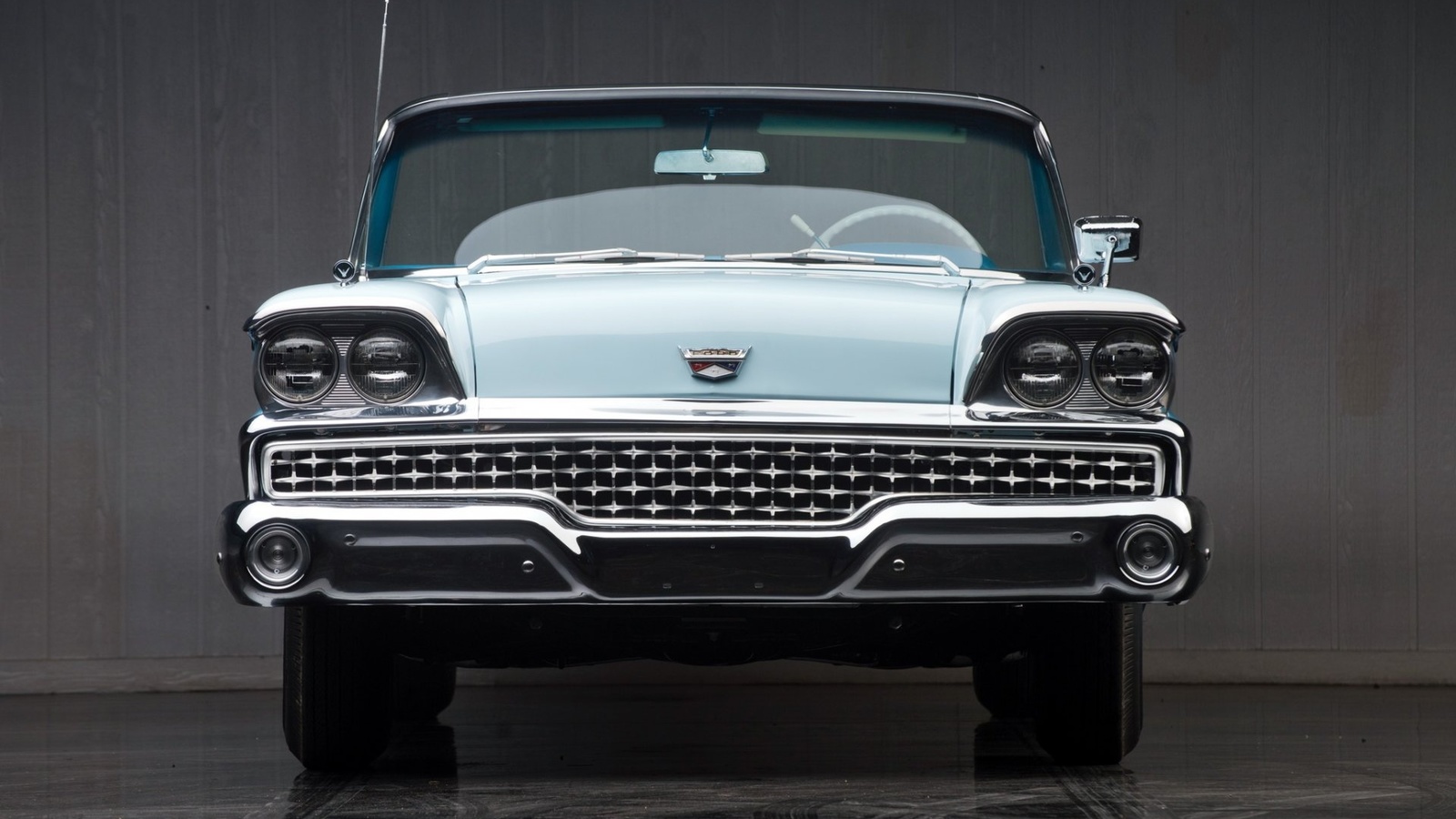 ford, galaxie, skyliner, convertible, 1959