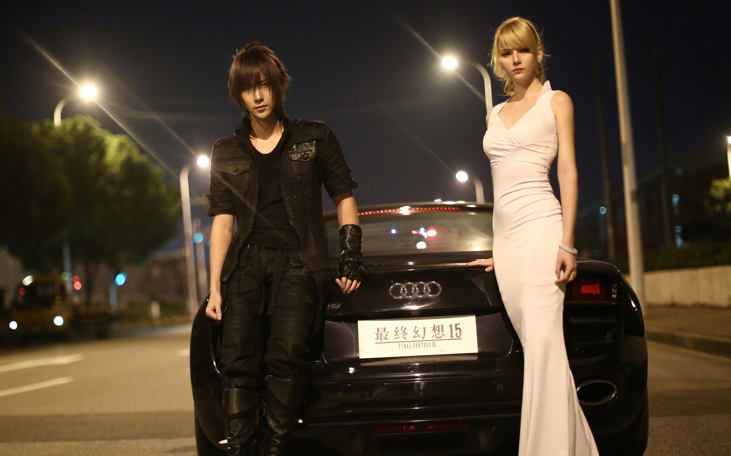 final fantasy, xv, noctis and luna, cosplay, , final fantasy