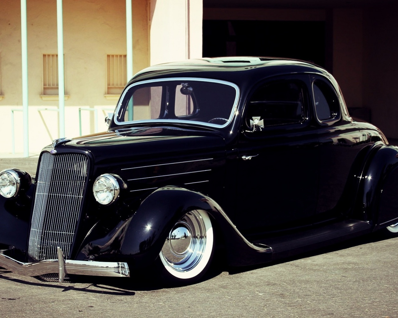 ford, coupe, 1935, custom, lowrider